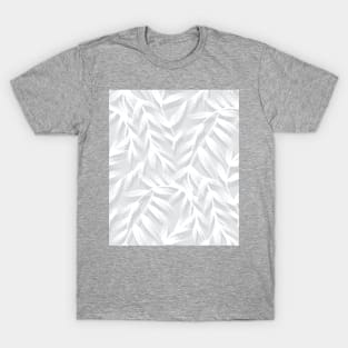 Painted Gray Leaves T-Shirt